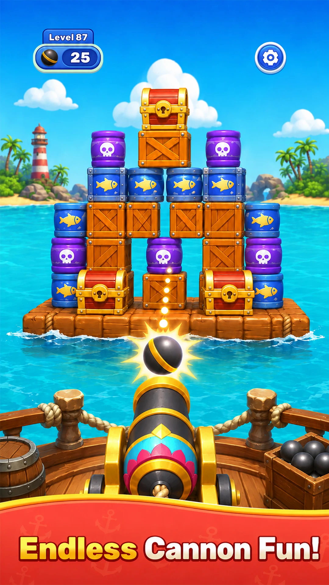 Pirate Cannon Blast screenshot
