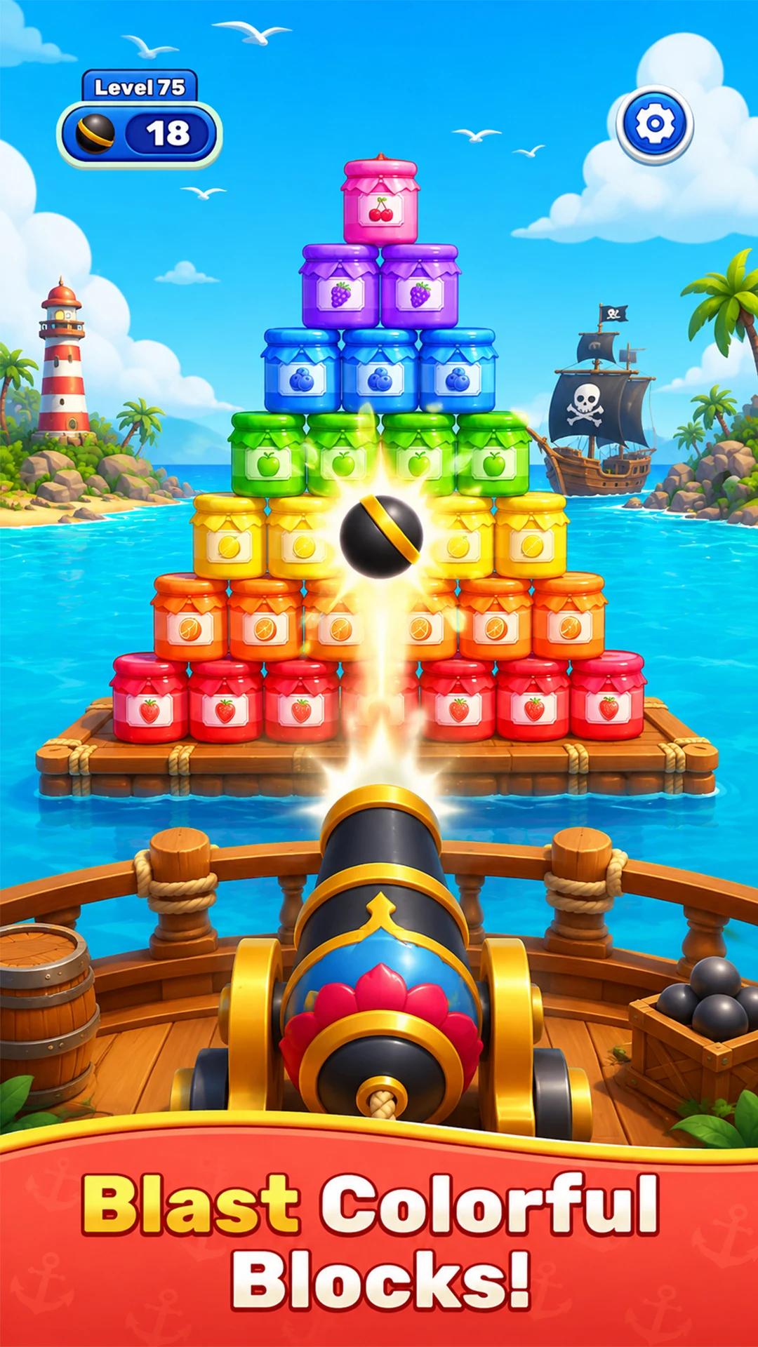 Pirate Cannon Blast screenshot